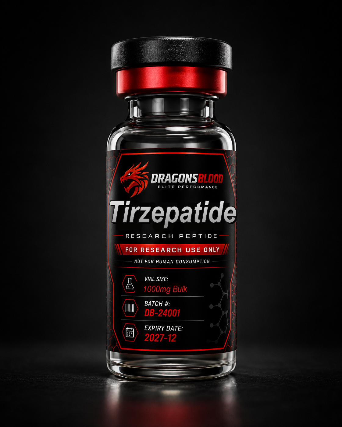 Tirzepatide bottle visual